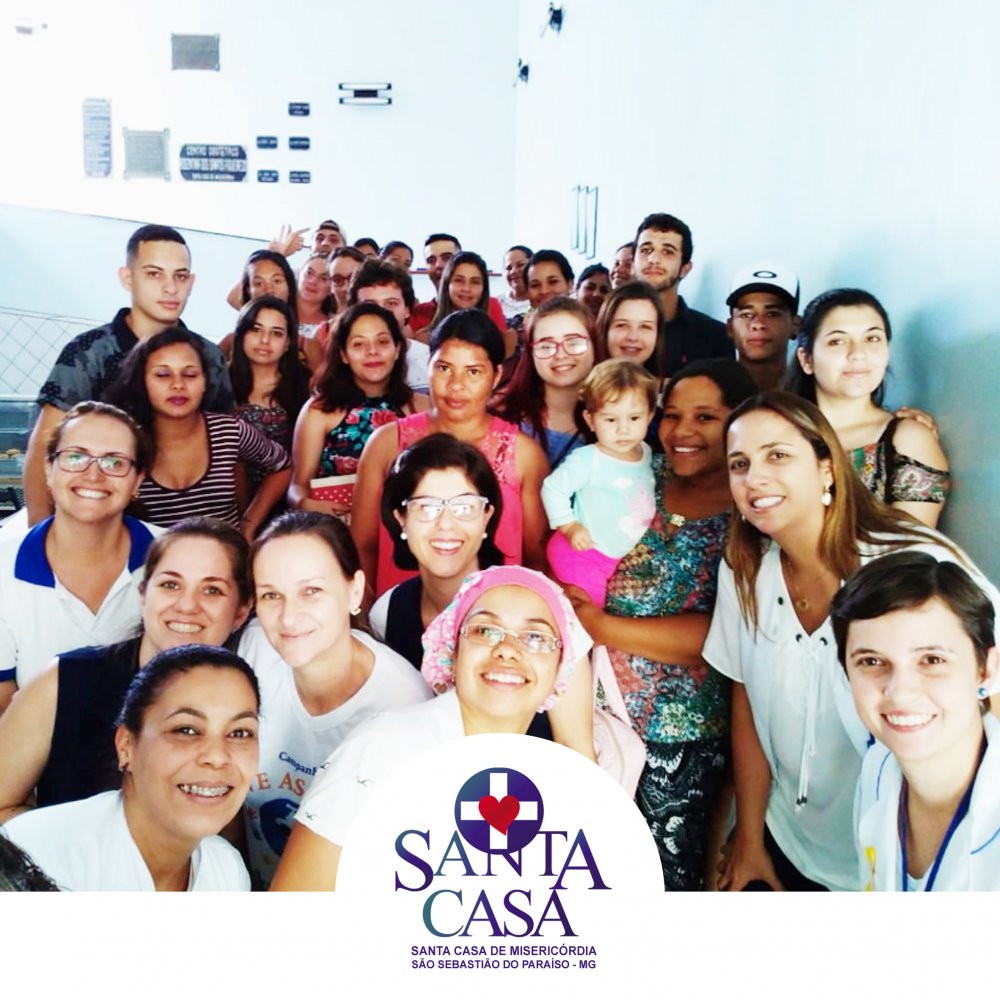 Visita das gestantes de Itamogi à Maternidade da Santa Casa de Misericórdia de São Sebastião do Paraíso - MG