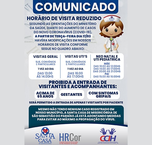 Horário de visitas
