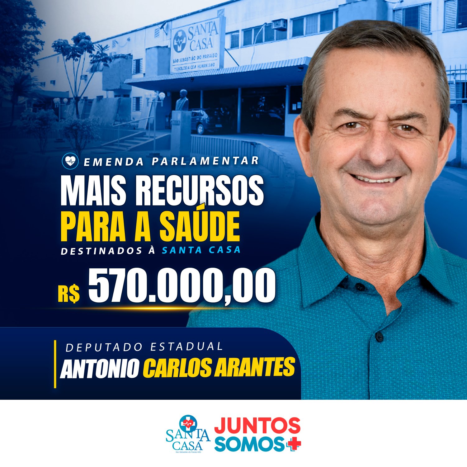  Mais recursos para a saúde!